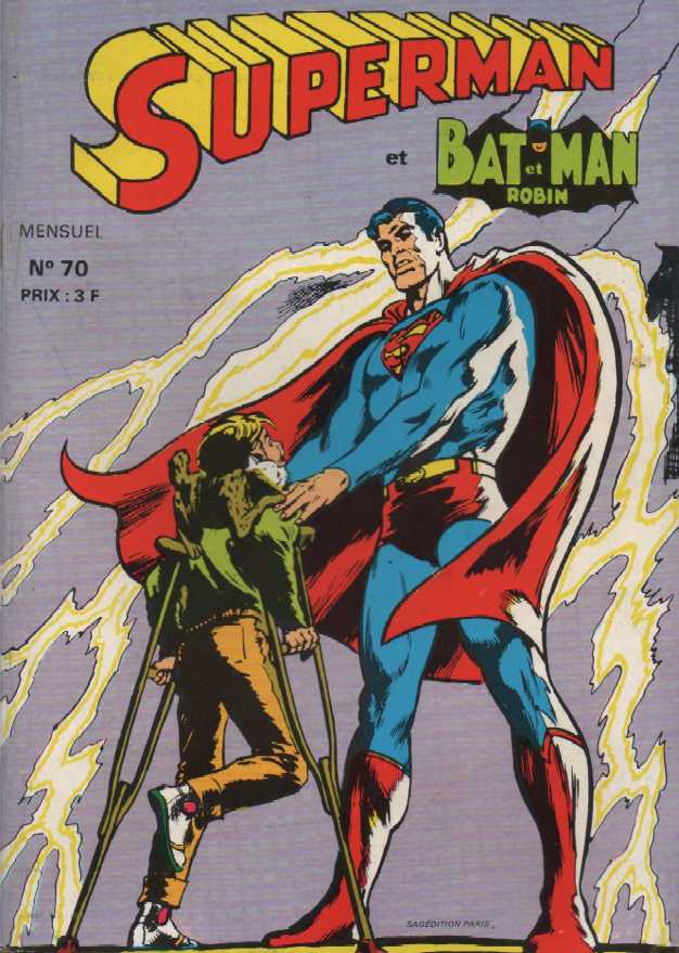 Scan de la Couverture Superman Batman Robin n 70